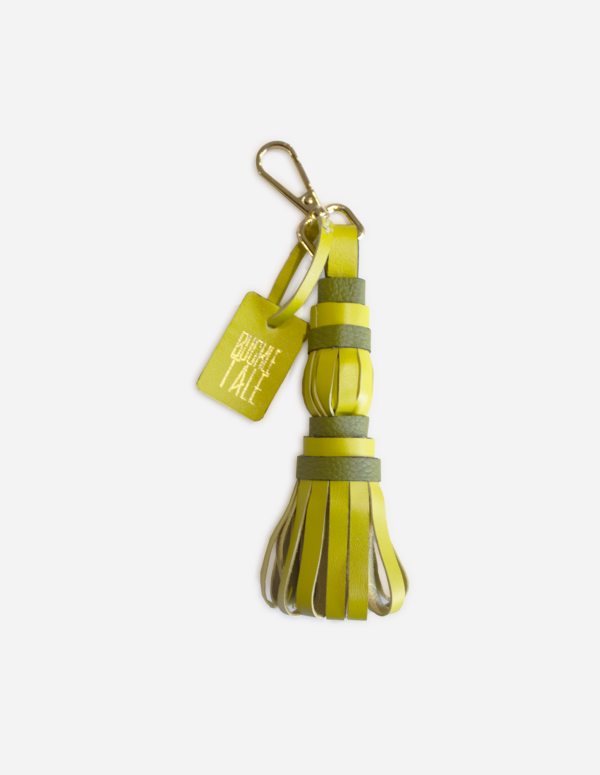 Curvy Bag Charm - Yellow