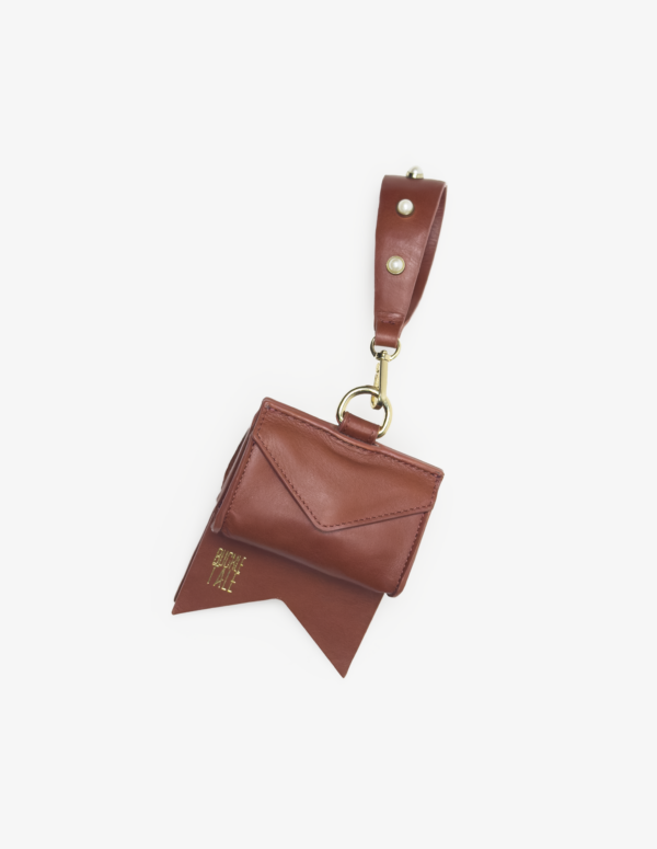 Bow Bag Mini Gold Hardware - Rust