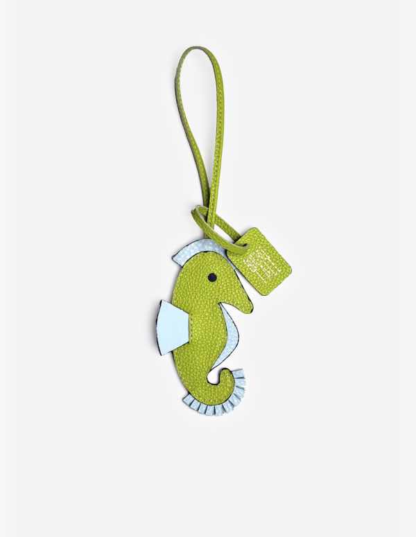 Seahorse Bag Charm - Green