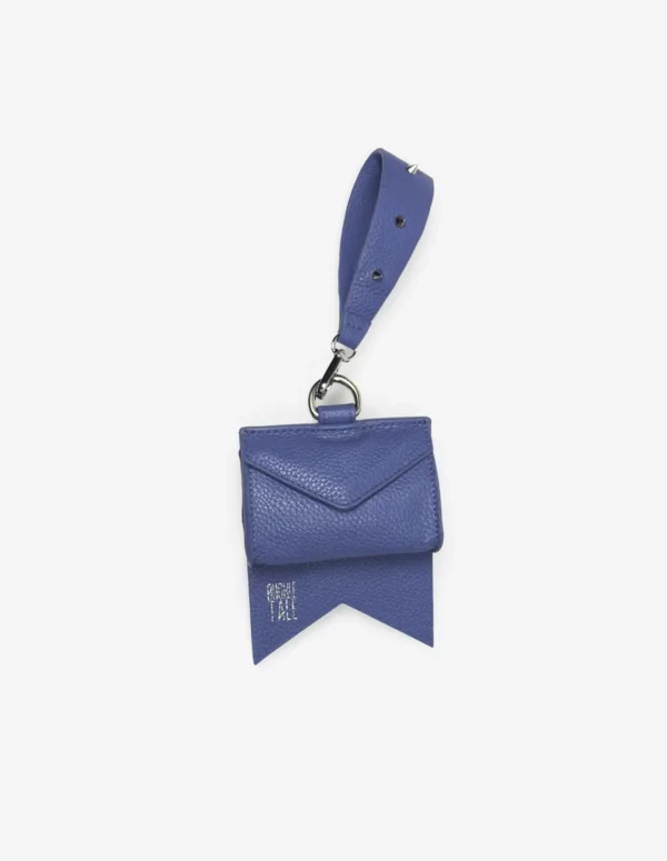 Bow Bag Mini Silver Hardware - Steel Blue